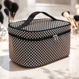 Black Design Cosmetic Travel Makeup bag Packing Cube